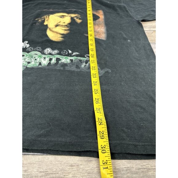 Vintage Carlos Santana Pro Player T-shirt Mens Size XL Black Short Sleeve - Picture 7 of 13